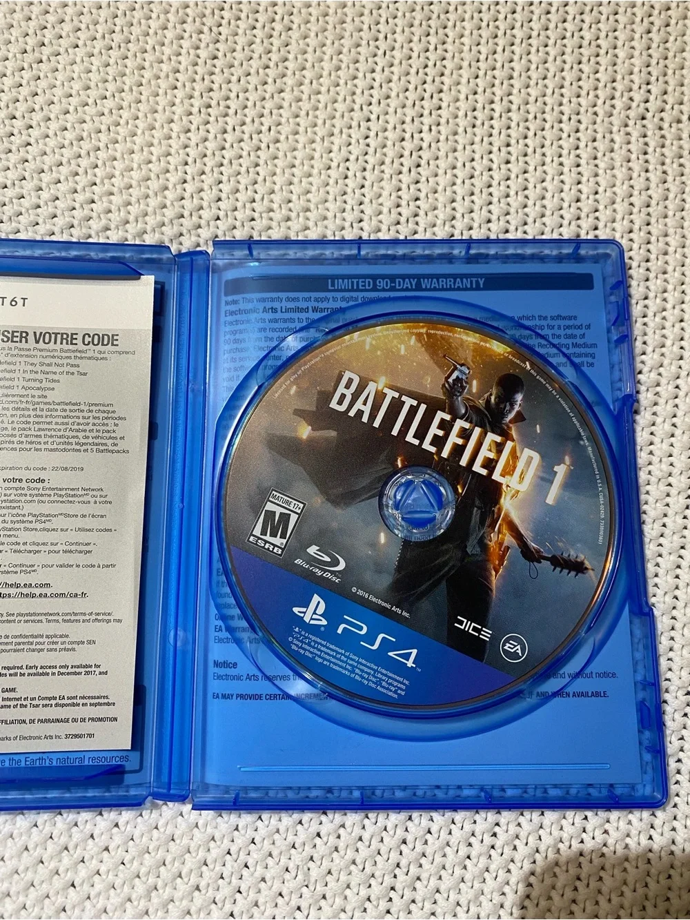 Sony PS4 Game Bundle - Blue Cases with Destiny, Battlefield, Killzone, Madden